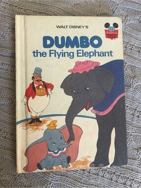 Disney Dumbo the Flying Elephant - Blue, Pink, Cream